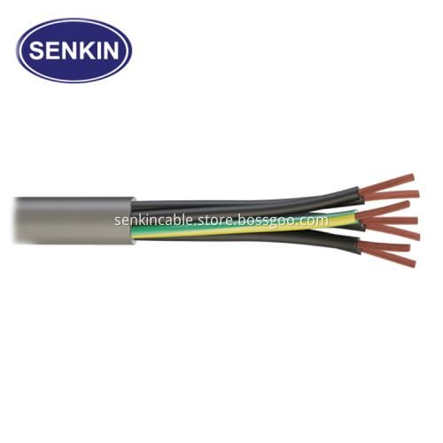 7Cores Round 24V Electrical TPU Cable